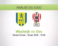 Prognóstico Waalwijk Oss (30 January 2026)