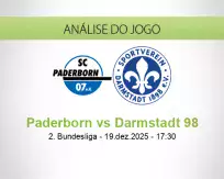 Prognóstico Paderborn Darmstadt 98 (19 December 2025)