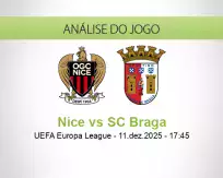 Prognóstico Nice SC Braga (11 December 2025)