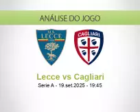 Prognóstico Lecce Cagliari (19 September 2025)