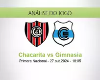 Prognóstico Chacarita Gimnasia (27 October 2024)