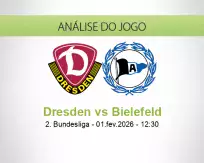 Prognóstico Dresden Bielefeld (01 February 2026)
