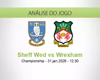 Prognóstico Sheff Wed Wrexham (31 January 2026)