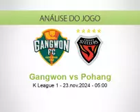 Prognóstico Gangwon Pohang (23 November 2024)