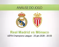 Real Madrid vs Mónaco