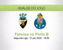 Prognóstico Farense Porto B (31 January 2026)