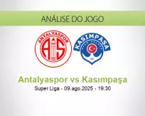 Prognóstico Antalyaspor Kasımpaşa (09 August 2025)