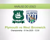 Prognóstico Plymouth West Bromwich (01 February 2025)