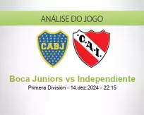 Prognóstico Boca Juniors Independiente (15 December 2024)