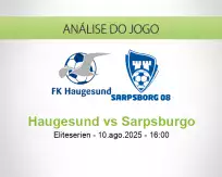Prognóstico Haugesund Sarpsburgo (10 August 2025)