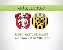 Prognóstico Dordrecht Roda (03 April 2026)