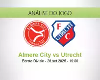 Prognóstico Almere City Utrecht (26 September 2025)