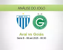 Prognóstico Avaí Goiás (08 September 2025)