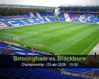 Prognóstico Birmingham Blackburn (03 April 2026)