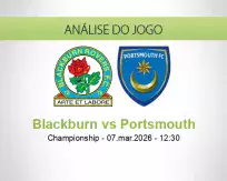 Prognóstico Blackburn Portsmouth (07 March 2026)