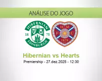 Prognóstico Hibernian Hearts (27 December 2025)