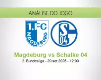 Prognóstico Magdeburg Schalke 04 (20 September 2025)