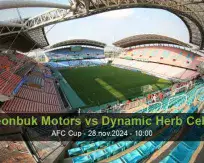 Prognóstico Jeonbuk Motors Dynamic Herb Cebu (28 November 2024)