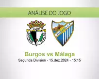 Prognóstico Burgos Málaga (15 December 2024)