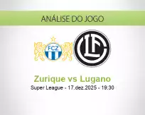Prognóstico Zurique Lugano (17 December 2025)