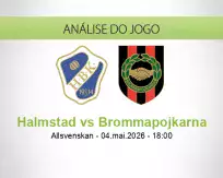 Prognóstico Halmstad Brommapojkarna (04 May 2026)