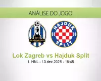 Prognóstico Lok Zagreb Hajduk Split (13 December 2025)