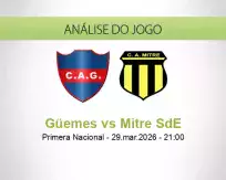 Prognóstico Güemes Mitre SdE (29 March 2026)
