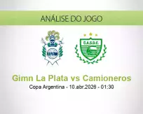Prognóstico Gimn La Plata Camioneros (10 April 2026)