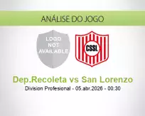 Prognóstico Dep.Recoleta San Lorenzo (05 April 2026)