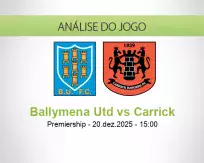 Prognóstico Ballymena Utd Carrick (20 December 2025)