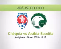 Prognóstico Chéquia Arábia Saudita (08 September 2025)