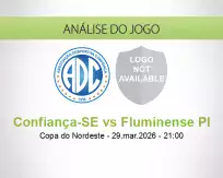 Prognóstico Confiança-SE Fluminense PI (29 March 2026)