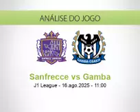Prognóstico Sanfrecce Gamba (16 August 2025)