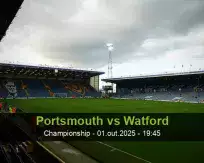 Prognóstico Portsmouth Watford (01 October 2025)