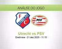 Prognóstico Utrecht PSV (21 December 2025)