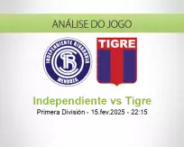 Prognóstico Independiente Tigre (16 February 2025)