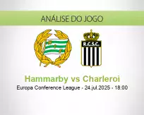 Prognóstico Hammarby Charleroi (24 July 2025)
