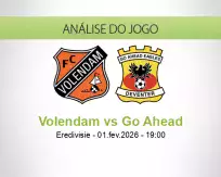 Prognóstico Volendam Go Ahead (01 February 2026)