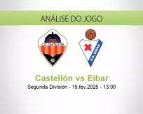 Prognóstico Castellón Eibar (15 February 2025)