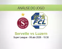 Prognóstico Servette Luzern (06 April 2026)