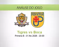 Prognóstico Tigres Boca (01 February 2026)