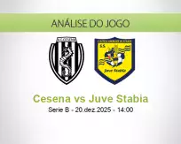 Prognóstico Cesena Juve Stabia (20 December 2025)