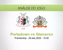 Prognóstico Portadown Glenavon (26 December 2025)