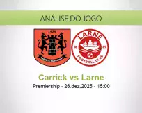 Prognóstico Carrick Larne (26 December 2025)