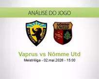 Prognóstico Vaprus Nõmme Utd (02 May 2026)