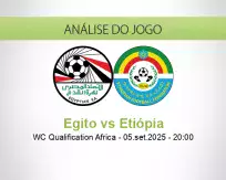 Prognóstico Egito Etiópia (05 September 2025)