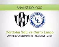 Prognóstico Córdoba SdE Cerro Largo (16 July 2025)