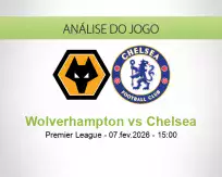 Prognóstico Wolverhampton Chelsea (07 February 2026)