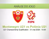 Prognóstico Montenegro U21 Polónia U21 (31 March 2026)
