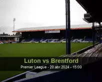 Prognóstico Luton Brentford (20 April 2024)